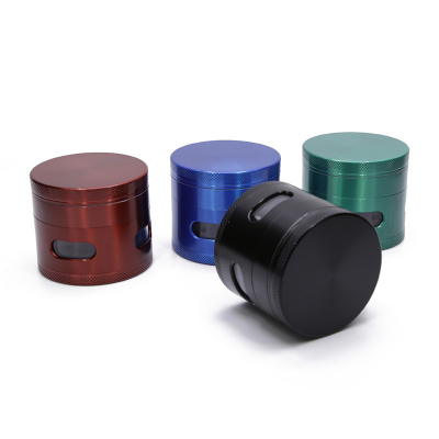 63MM zinc alloy four layer smoke grinder 4402