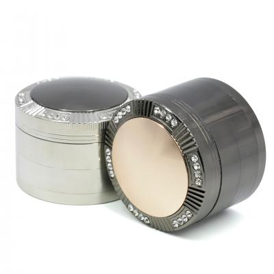 63MM zinc alloy four-layer smoke grinder 7717-63