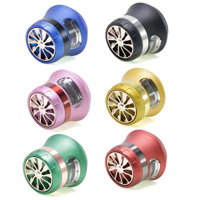 63MM zinc alloy four layer vase grinder 7944