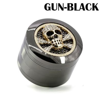 63MM zinc alloy skull smoke grinder 7757