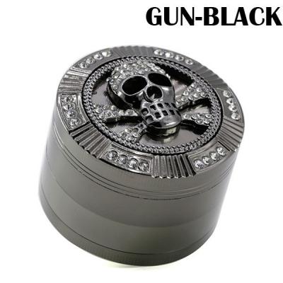 63MM zinc alloy skull smoke grinder 7767