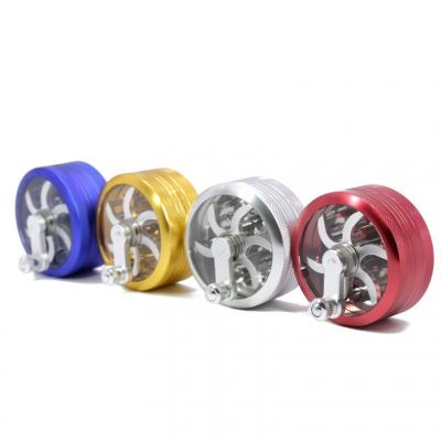 63MM2 aluminum alloy hand smoke grinder LV630-2YG