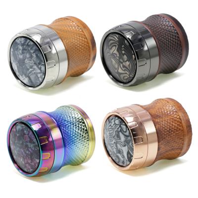 63mm four-layer zinc alloy chamfer fume grinder 7934