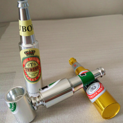 83mm aluminum beer bottle pipe M015