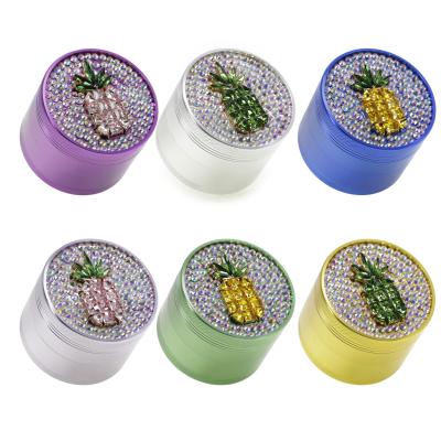 Aluminum alloy pineapple smoke grinder 63020006