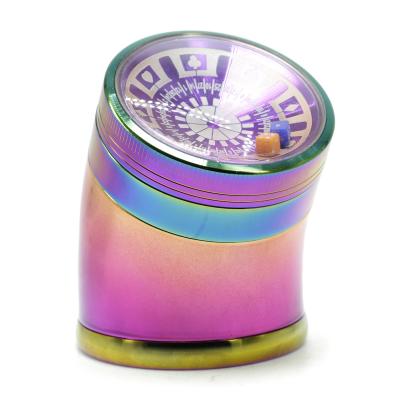 Curved four layer dice fun smoke crusher 7991