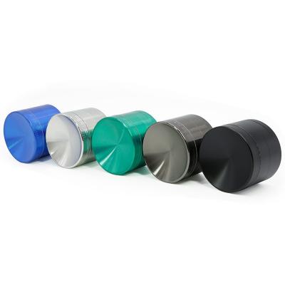 Four layer zinc alloy concave smoke grinder  