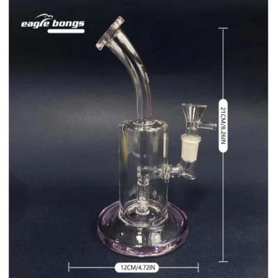 Height 21CM medium glass bong H020