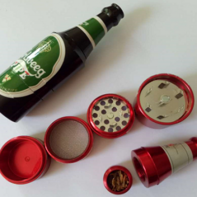 Large bottle Aluminum alloy smoke grinder MG008