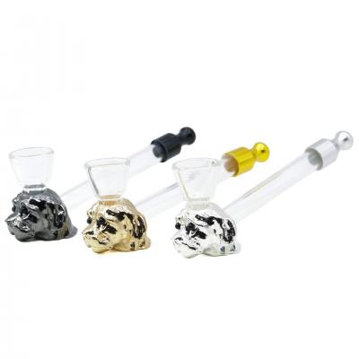 Metal smoking accessories glass  pipe 773015