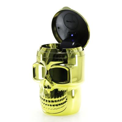 Plastic skull ashtray  55564