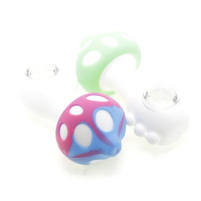 Pretty mushroom silicone pipe 43004