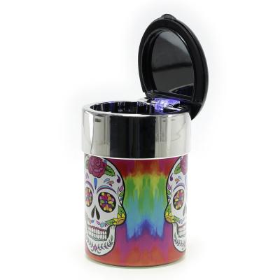 Skull lighting ashtray 55566