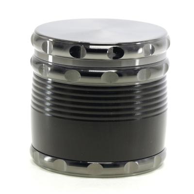 Unique design of 4-layer zinc alloy smoke grinder 7820