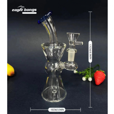 Width 10CM glass bong H019